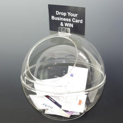 Acrylic Business Card Bowl / Dump Bin