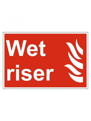 Wet Riser Location Signs