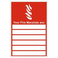 Fire Marshals Signs