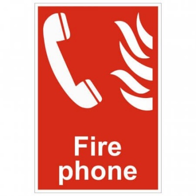 Fire Phone Location Signs
