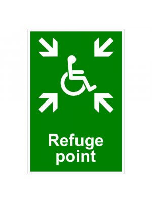 Assembly Point Signs - Refuge/Disabled Location