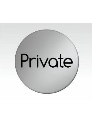 Private Door Disc Signs